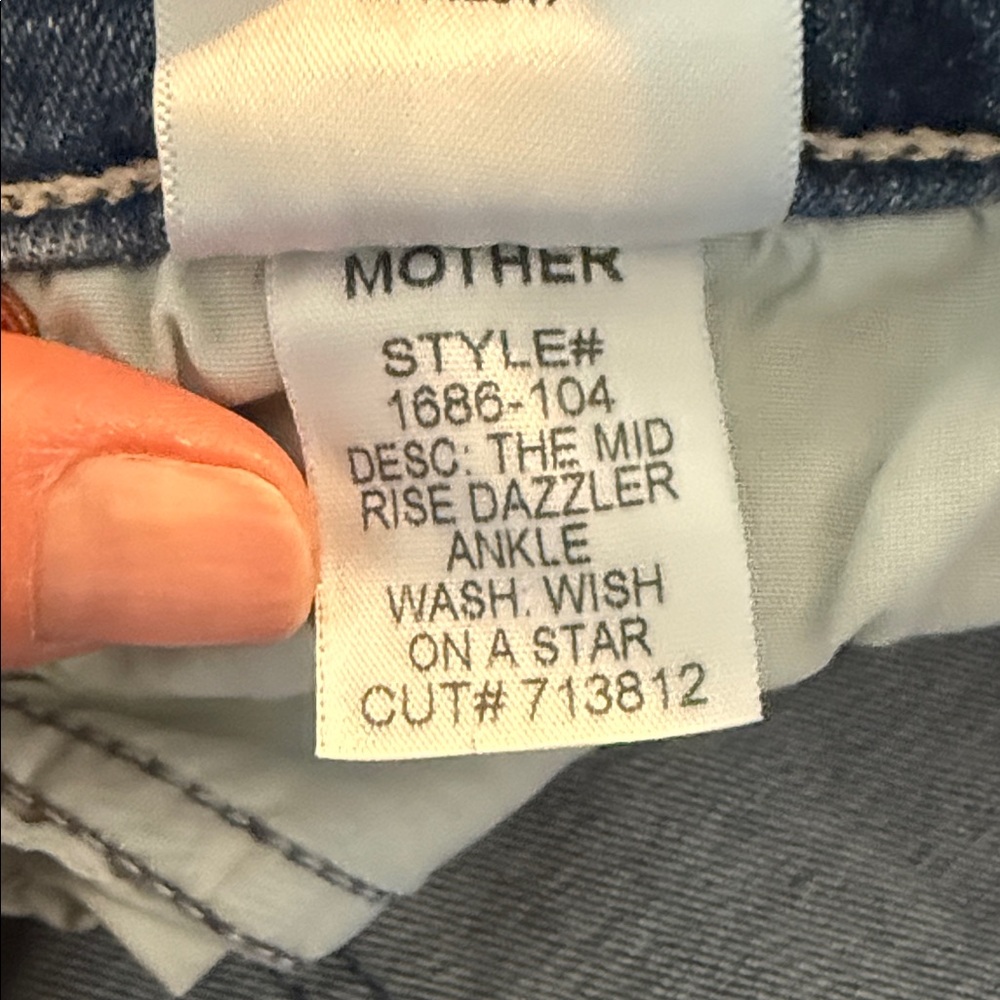 MOTHER Ankle Denim | Size 27 - Picture 5 of 6